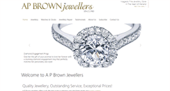 Desktop Screenshot of apbrownjewellers.com