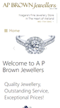 Mobile Screenshot of apbrownjewellers.com